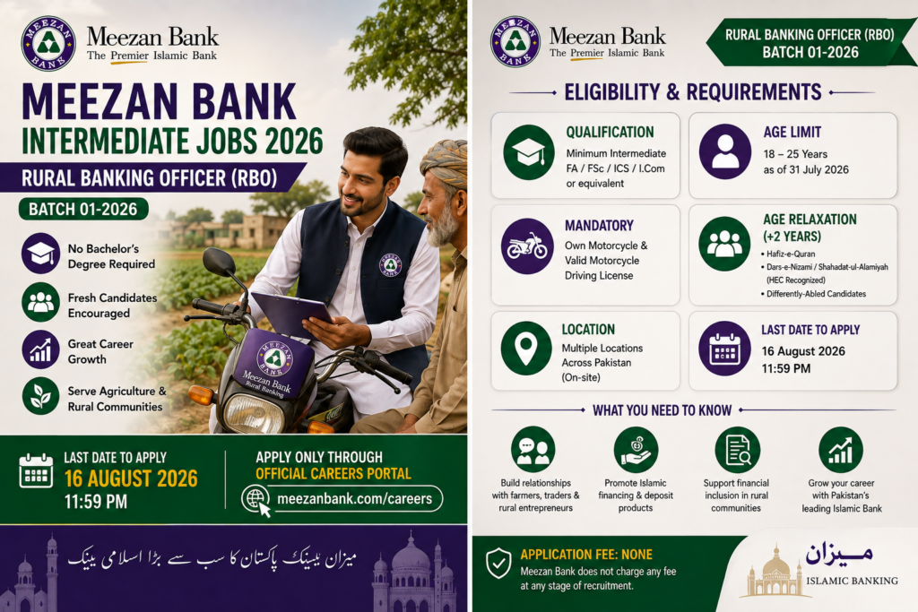 Meezan Bank Rural Banking Officer RBO meeting farmers in rural Pakistan