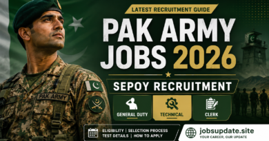 Pak Army Jobs 2026 Sepoy recruitment for General Duty Technical and Clerk