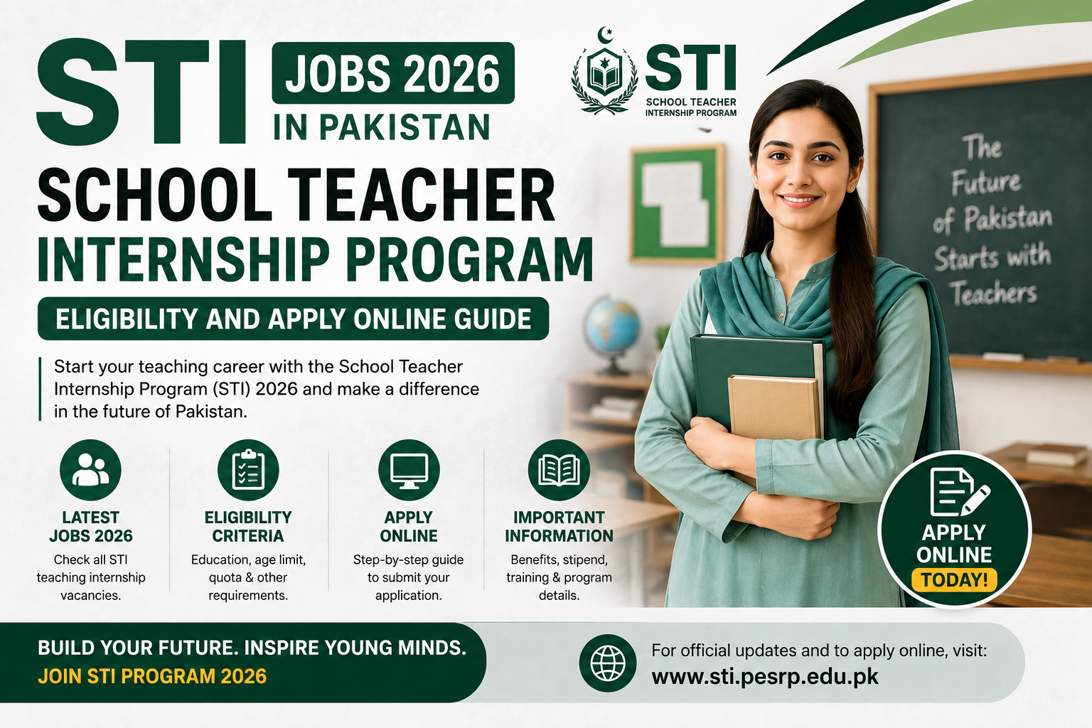 STI Jobs 2026 in Pakistan: School Teacher Internship Program Eligibility and Apply Online Guide