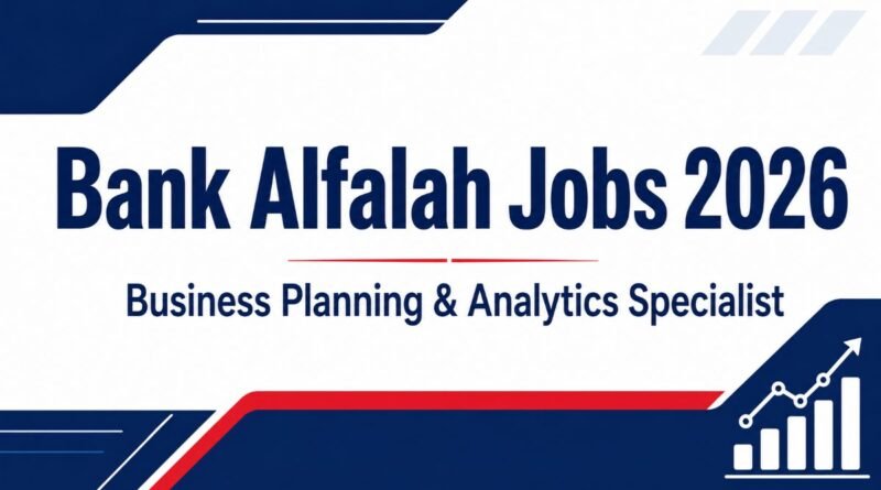 Bank Alfalah Jobs 2026 advertisement banner