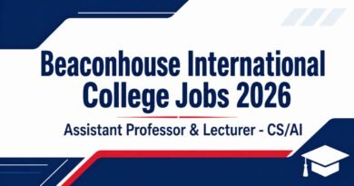 Beaconhouse International College Jobs 2026 advertisement banner