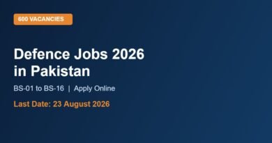 Defence Jobs 2026 in Pakistan featured banner - apply online before 23 August