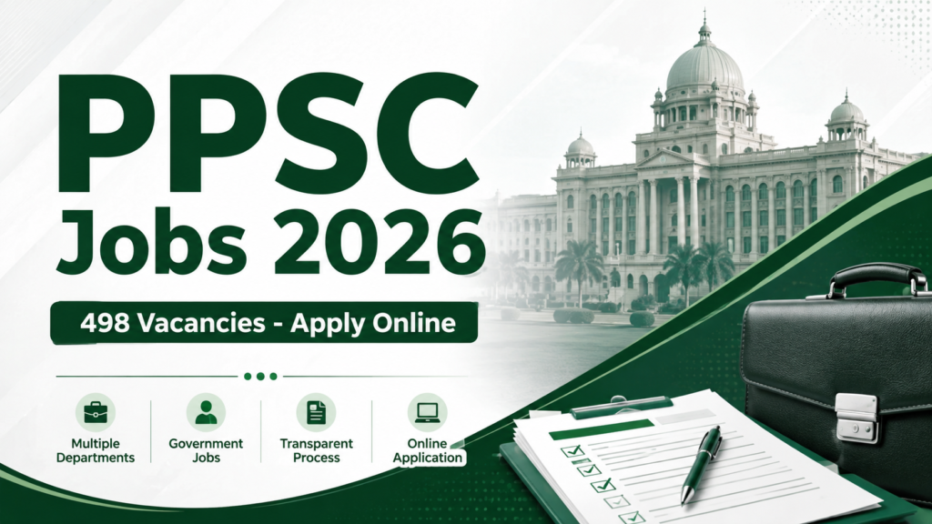 PPSC Jobs 2026 featured banner - Advertisement 08/2026 apply online