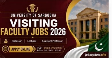University of Sargodha visiting faculty jobs 2026 banner